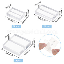 20Pcs 3 Style Transparent Acrylic Bases&nbsp;FIND-PH0007-03