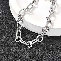 304 Stainless Steel Link Chain Bracelets for Women Men&nbsp;BJEW-A050-01P