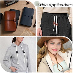 50Pcs 2 Colors 2-Hole PU Leather Buttons&nbsp;BUTT-CL0001-05B