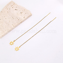 Minimalist Stainless Steel Sun Ear Thread&nbsp;FO3661