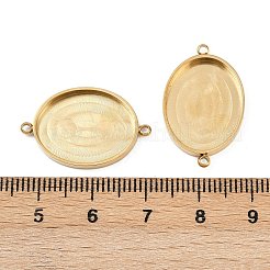 304 Stainless Steel Cabochon Connector Settings&nbsp;STAS-A194-04A-G