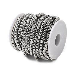 Tarnish Resistant Men's Jewelry Making 304 Stainless Steel Box Chains&nbsp;CHS-A003F-5.5mm