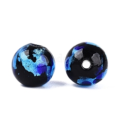 Handmade Silver Foil Glass Lampwork Beads&nbsp;LA-N049-01A-01