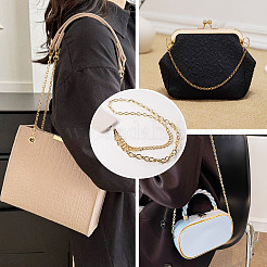 6Pcs 3 Style 304 Stainless Steel Cable Chain Purse Chains&nbsp;AJEW-TA00049