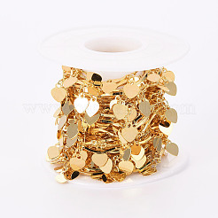 Handmade Brass Bar Scalloped Bar Chain&nbsp;CHC-S012-094
