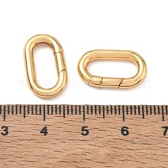 SHEGRACE Brass Spring Gate Rings&nbsp;XGRQ7M143-981G