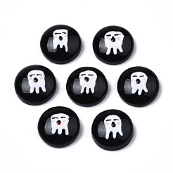 Halloween Opaque Resin Enamel Cabochons&nbsp;CRES-N031-013