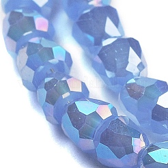Electroplate Glass Beads Strands&nbsp;EGLA-D030-J4mm-B01