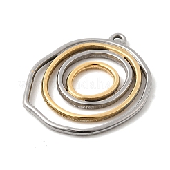 Ion Plating(IP) 304 Stainless Steel Pendants&nbsp;STAS-M312-02GP