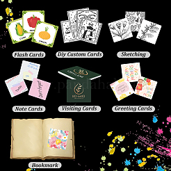 Square Paper Blank Greeting Cards&nbsp;DIY-NB0015-57B