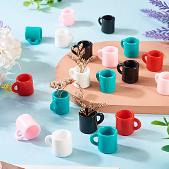 30Pcs 5 Colors Resin Miniature Food Play Doll House Accessories Charm&nbsp;AJEW-TA0003-11