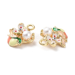 Alloy Enamel Pendants&nbsp;ENAM-Q449-01G