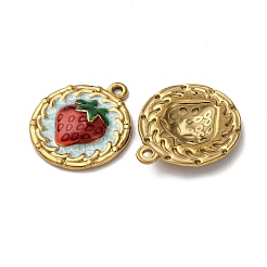 304 Stainless Steel Enamel Pendants&nbsp;X-STAS-P406-24G