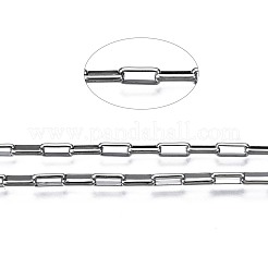 Tarnish Resistant 304 Stainless Steel Rectangle Link Chains&nbsp;CHS-T003-26A-P