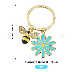 Alloy Enamel Keychains&nbsp;KEYC-TADJ00004