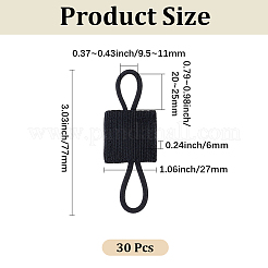 30Pcs Nylon Elastic Straps&nbsp;FIND-CY0002-13B