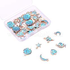 Alloy Enamel Pendants&nbsp;ENAM-CJ0001-26