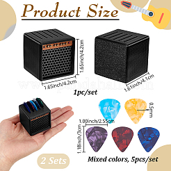 Plastic Triangle Guitar Picks&nbsp;AJEW-WH0596-905