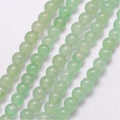 Natural Green Aventurine Bead Strands&nbsp;G-K146-14-3mm