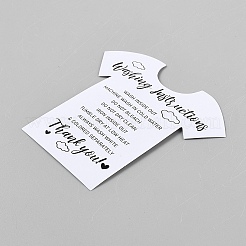 Paper Display Cards for T Shirt&nbsp;CDIS-WH0006-20C