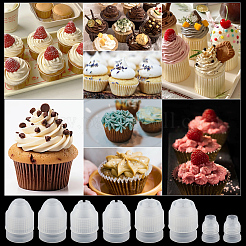 12Pcs 4 Styles Plastic Icing Piping Bag Nozzle Converter&nbsp;KY-SP0001-43