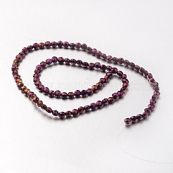 Electroplate Non-magnetic Synthetic Hematite Bead Strands&nbsp;G-F300-34