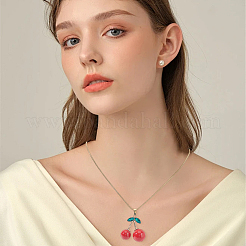 10Pcs Opaque Alloy Acrylic Pendants&nbsp;FIND-SC0020-49