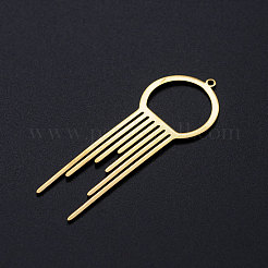 201 Stainless Steel Big Filigree Pendants&nbsp;STAS-T049-T700-2