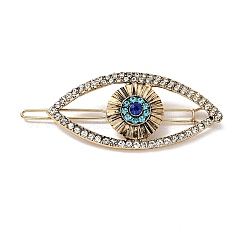 Alloy Rhinestone Hair Barrettes&nbsp;LS-PHAR-H070-01AG