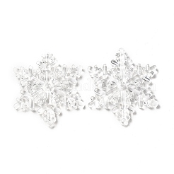 Christmas Transparent Acrylic Connector Charms&nbsp;TACR-P003-01B