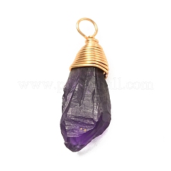 Natural Amethyst Pendants&nbsp;PALLOY-JF01049