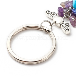 Natural & Synthetic Gemstone Beaded Keychain&nbsp;KEYC-JKC00345-02