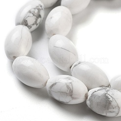 Natural Howlite Beads Strands&nbsp;G-B106-B25-01