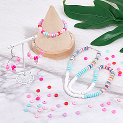 Handmade Polymer Clay Beads Strands&nbsp;CLAY-AR0001-05