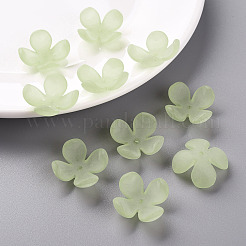 Frosted Acrylic Bead Caps&nbsp;MACR-S371-06A-728