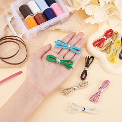 6.5M 13 Colors Flat Imitation Leather Cord&nbsp;LC-FG0001-01