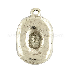 Tibetan Style Alloy Pendants&nbsp;TIBEP-4422-AS-RS