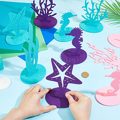 Ocean Series Felt Display Decorations&nbsp;DJEW-WH0058-39