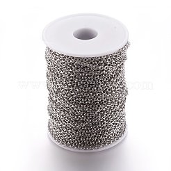 Tarnish Resistant 304 Stainless Steel Cable Chains&nbsp;CHS-R003-0.8mm