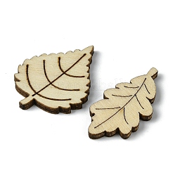 100Pcs Wood Cabochons&nbsp;WOOD-G020-06