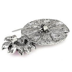Zinc Alloy Colorful Rhinestone Brooch&nbsp;JEWB-U011-03AS-02