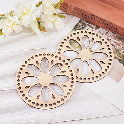 Wooden Basket Bottoms&nbsp;AJEW-WH0126-08A