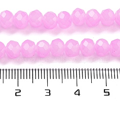 Baking Paint Imitation Jade Glass Bead Strands&nbsp;DGLA-A034-J6MM-A49