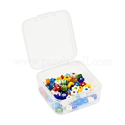 Handmade Millefiori Glass Beads&nbsp;LK-YW0001-05