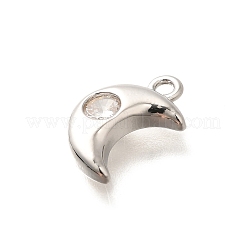 Brass Micro Pave Cubic Zirconia Charms&nbsp;LS-KK-C085-22P