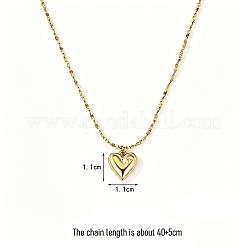 304 Stainless Steel Pendant Necklaces for Women&nbsp;WGB711D-01