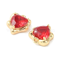 Brass Micro Pave Cubic Zirconia Charms&nbsp;KK-L208-06G-05