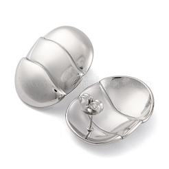 Non-Tarnish 304 Stainless Steel Stud Earrings for Women&nbsp;EJEW-N054-22P