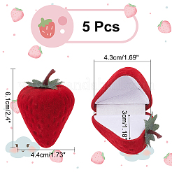 Velvet Ring Boxes&nbsp;VBOX-WH0011-06