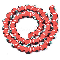 Handmade Polymer Clay Bead Strands&nbsp;CLAY-S096-001-01